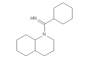 [3,4,4a,5,6,7,8,8a-octahydro-2H-quinolin-1-yl(cyclohexyl)methylene]amine