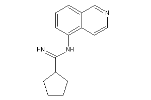 N-(5-isoquinolyl)cyclopentanecarboxamidine