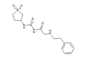 N-[(1,1-diketothiolan-3-yl)carbamoyl]-2-(phenethylamino)acetamide