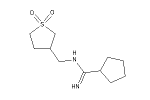 Image of N-[(1,1-diketothiolan-3-yl)methyl]cyclopentanecarboxamidine