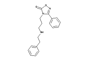 4-[3-(phenethylamino)propyl]-3-phenyl-1,2,4-oxadiazol-5-one