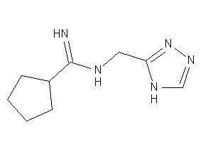 N-(4H-1,2,4-triazol-3-ylmethyl)cyclopentanecarboxamidine