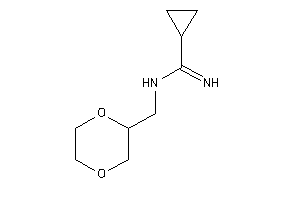Image of N-(1,4-dioxan-2-ylmethyl)cyclopropanecarboxamidine