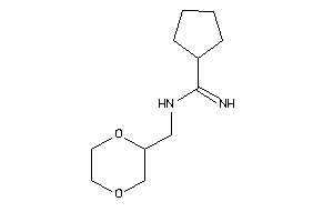 Image of N-(1,4-dioxan-2-ylmethyl)cyclopentanecarboxamidine