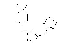 4-[(5-benzyl-1,2,4-oxadiazol-3-yl)methyl]-1,4-thiazinane 1,1-dioxide