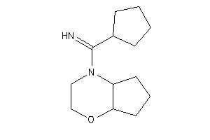 [3,4a,5,6,7,7a-hexahydro-2H-cyclopenta[b][1,4]oxazin-4-yl(cyclopentyl)methylene]amine