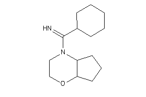 [3,4a,5,6,7,7a-hexahydro-2H-cyclopenta[b][1,4]oxazin-4-yl(cyclohexyl)methylene]amine