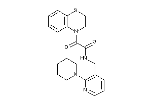 2-(2,3-dihydro-1,4-benzothiazin-4-yl)-2-keto-N-[(2-piperidino-3-pyridyl)methyl]acetamide