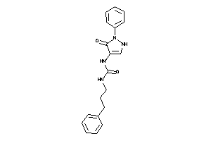 1-(5-keto-1-phenyl-3-pyrazolin-4-yl)-3-(3-phenylpropyl)urea