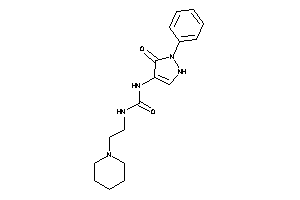 1-(5-keto-1-phenyl-3-pyrazolin-4-yl)-3-(2-piperidinoethyl)urea