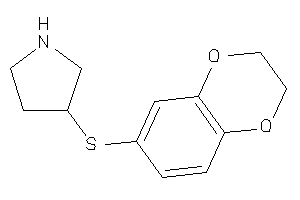3-(2,3-dihydro-1,4-benzodioxin-6-ylthio)pyrrolidine