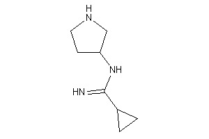 N-pyrrolidin-3-ylcyclopropanecarboxamidine