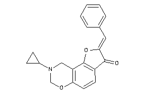 Image of 2-benzal-8-cyclopropyl-7,9-dihydrofuro[2,3-f][1,3]benzoxazin-3-one