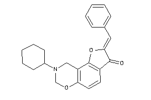 2-benzal-8-cyclohexyl-7,9-dihydrofuro[2,3-f][1,3]benzoxazin-3-one