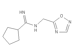 N-(1,2,4-oxadiazol-5-ylmethyl)cyclopentanecarboxamidine