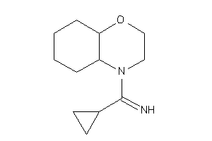 [2,3,4a,5,6,7,8,8a-octahydrobenzo[b][1,4]oxazin-4-yl(cyclopropyl)methylene]amine