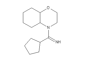 [2,3,4a,5,6,7,8,8a-octahydrobenzo[b][1,4]oxazin-4-yl(cyclopentyl)methylene]amine