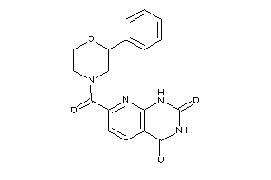 7-(2-phenylmorpholine-4-carbonyl)-1H-pyrido[2,3-d]pyrimidine-2,4-quinone