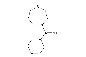 [cyclohexyl(1,4-thiazepan-4-yl)methylene]amine