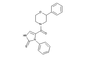 (2-phenylmorpholino)-(3-phenyl-2-thioxo-4-imidazolin-4-yl)methanone