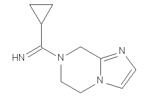 [cyclopropyl(6,8-dihydro-5H-imidazo[1,2-a]pyrazin-7-yl)methylene]amine