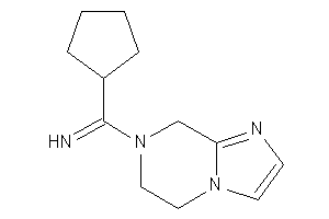 [cyclopentyl(6,8-dihydro-5H-imidazo[1,2-a]pyrazin-7-yl)methylene]amine