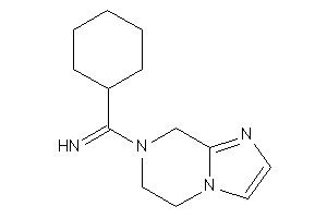 [cyclohexyl(6,8-dihydro-5H-imidazo[1,2-a]pyrazin-7-yl)methylene]amine