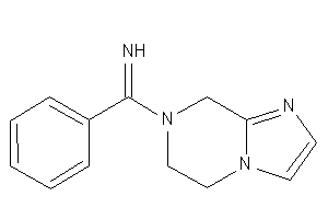 [6,8-dihydro-5H-imidazo[1,2-a]pyrazin-7-yl(phenyl)methylene]amine