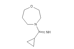 [cyclopropyl(1,4-oxazepan-4-yl)methylene]amine