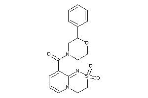 (2,2-diketo-3,4-dihydropyrido[2,1-c][1,2,4]thiadiazin-9-yl)-(2-phenylmorpholino)methanone