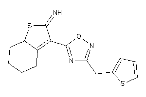 [3-[3-(2-thenyl)-1,2,4-oxadiazol-5-yl]-5,6,7,7a-tetrahydro-4H-benzothiophen-2-ylidene]amine