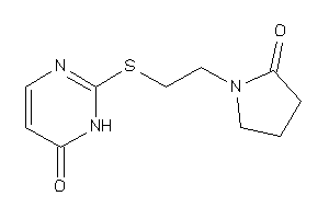 2-[2-(2-ketopyrrolidino)ethylthio]-1H-pyrimidin-6-one