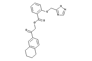 Image of 2-(1,2,4-oxadiazol-5-ylmethylthio)benzoic Acid (2-keto-2-tetralin-6-yl-ethyl) Ester