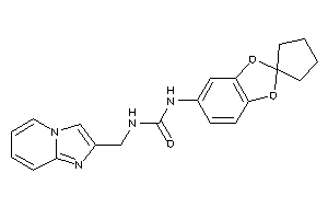 1-(imidazo[1,2-a]pyridin-2-ylmethyl)-3-spiro[1,3-benzodioxole-2,1'-cyclopentane]-5-yl-urea