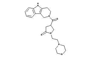 1-(2-morpholinoethyl)-4-(1,3,4,5-tetrahydropyrido[4,3-b]indole-2-carbonyl)-2-pyrrolidone