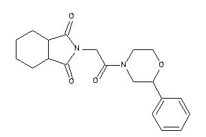 2-[2-keto-2-(2-phenylmorpholino)ethyl]-3a,4,5,6,7,7a-hexahydroisoindole-1,3-quinone