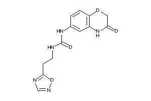 1-(3-keto-4H-1,4-benzoxazin-6-yl)-3-[2-(1,2,4-oxadiazol-5-yl)ethyl]urea