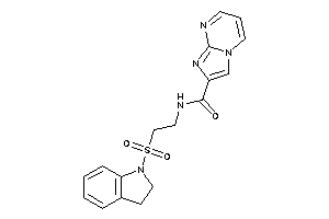 N-(2-indolin-1-ylsulfonylethyl)imidazo[1,2-a]pyrimidine-2-carboxamide