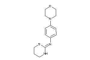 (4-morpholinophenyl)-(1,3-thiazinan-2-ylidene)amine