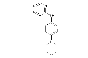 Image of (4-piperidinophenyl)-(1,2,4-triazin-5-yl)amine