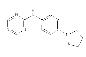 (4-pyrrolidinophenyl)-(s-triazin-2-yl)amine