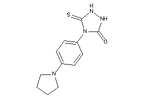 4-(4-pyrrolidinophenyl)-5-thioxo-1,2,4-triazolidin-3-one
