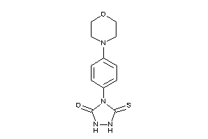 4-(4-morpholinophenyl)-5-thioxo-1,2,4-triazolidin-3-one