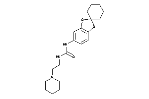 1-(2-piperidinoethyl)-3-spiro[1,3-benzodioxole-2,1'-cyclohexane]-5-yl-urea