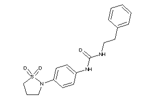 1-[4-(1,1-diketo-1,2-thiazolidin-2-yl)phenyl]-3-phenethyl-urea