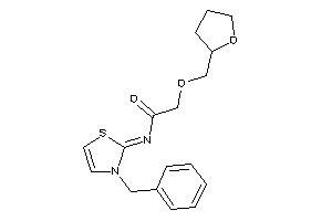 N-(3-benzyl-4-thiazolin-2-ylidene)-2-(tetrahydrofurfuryloxy)acetamide