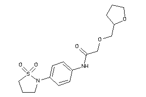 N-[4-(1,1-diketo-1,2-thiazolidin-2-yl)phenyl]-2-(tetrahydrofurfuryloxy)acetamide