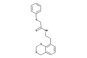 N-[2-(4H-1,3-benzodioxin-8-yl)ethyl]-2-(phenylthio)acetamide