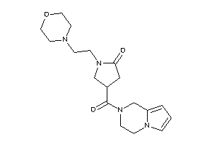 4-(3,4-dihydro-1H-pyrrolo[1,2-a]pyrazine-2-carbonyl)-1-(2-morpholinoethyl)-2-pyrrolidone