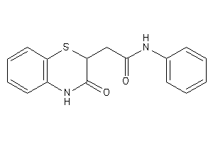 2-(3-keto-4H-1,4-benzothiazin-2-yl)-N-phenyl-acetamide